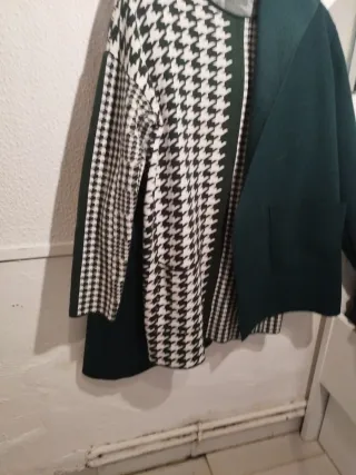 Vestido verde con estampado