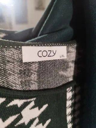 Vestido verde con estampado