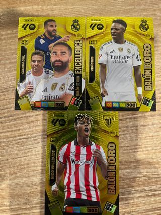 Lote Tres Balón de Oro Adrenalyn XL 2025-26