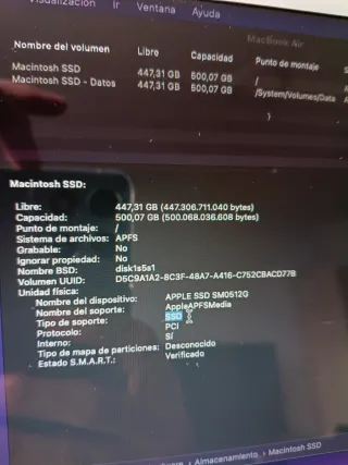 MacBook Air i7 8Gb 2015