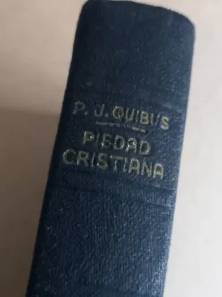 Libro antiguo Piedad Cristiana