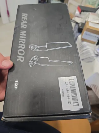 Par Espejos Moto con Intermitente LED