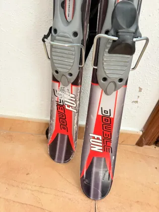 Mini esquís Doble Fun para adultos