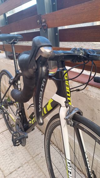 Bicicleta Giant TCR Carbono 2016 Talla M + Rodillo