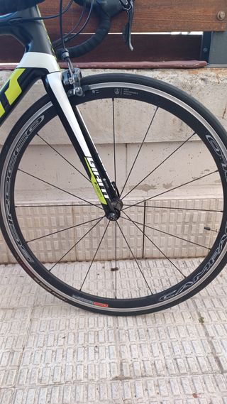 Bicicleta Giant TCR Carbono 2016 Talla M + Rodillo