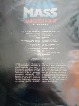 Vinilo Mass - Slaughter House