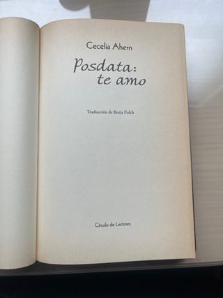 Posdata: Te Amo