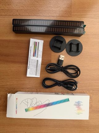 Luz LED RGB Dazzle Color Acústica