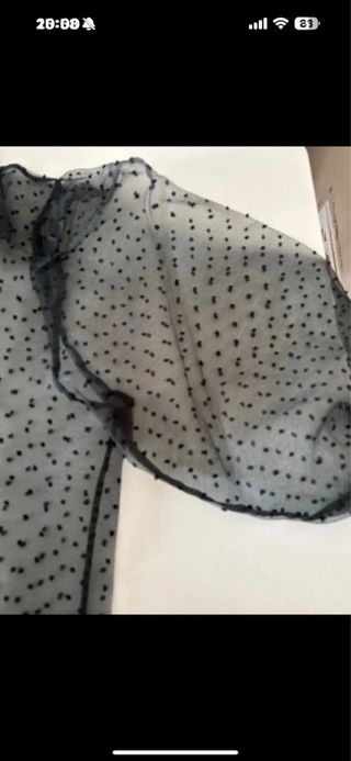 Blusa transparente mujer verano