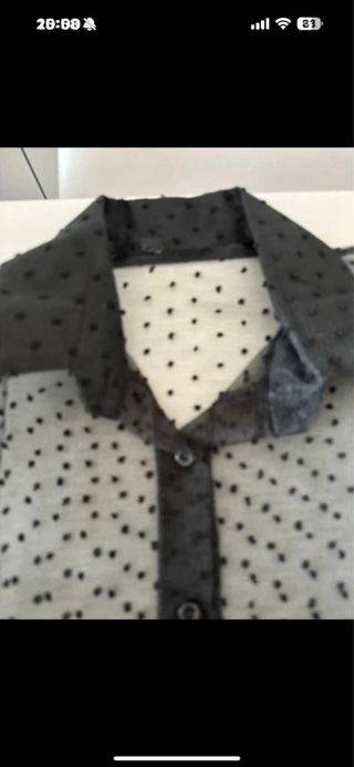 Blusa transparente mujer verano