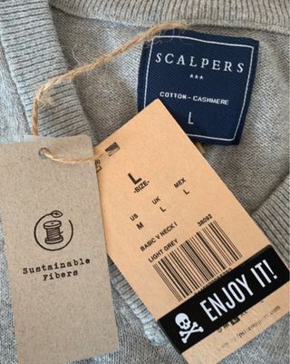 Jersey Scalpers  beige/Gris Hombre