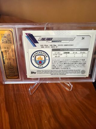 2021 Topps Phil Foden ICO 10 UCL