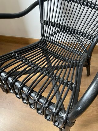 Poltrona/poltroncina nera IKEA