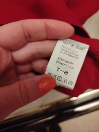 Jersey Vestir Club Rojo Niño