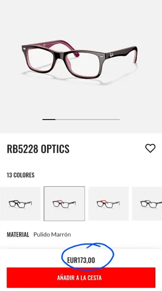 Gafas de vista Ray-Ban mujer