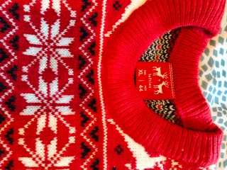 Jersey Navideño Merry Xmas: talla S y talla XL