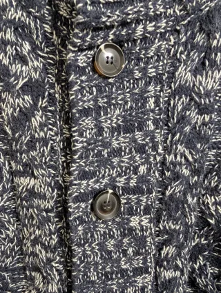 Jersey Punto Jaspeado Navy