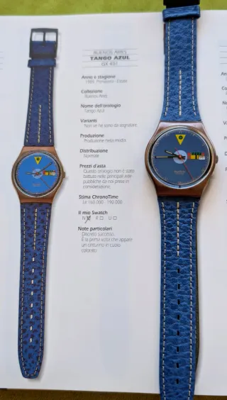 Swatch Tango Azul GX 401