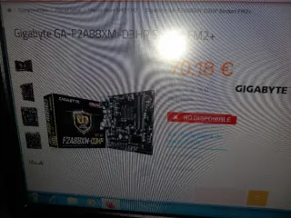 Placa base Gigabyte GA-F2A88XM-D3HP +  2 discos