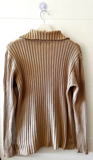 Jersey Springfield XXL 100% Algodón Canalé Camel