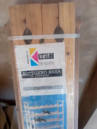 Botellero Rioja Pino Macizo 24 uds