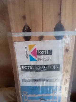 Botellero Rioja Pino Macizo 24 uds