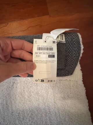 Alfombra blanca de tela nueva sin usar de 150x200