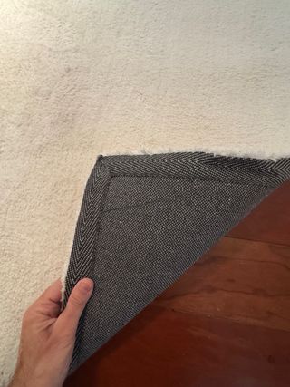 Alfombra blanca de tela nueva sin usar de 150x200