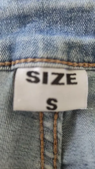 Pantalón vaquero lentejuelas talla S