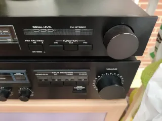 Media cadena Lote Amplificador y Radio Yamaha