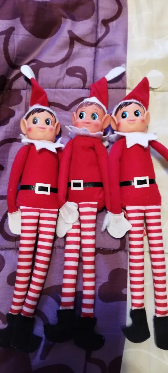 3 Elfos Traviesos Navideños