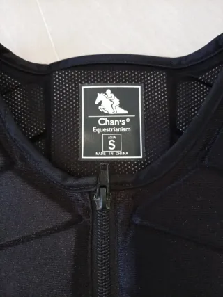 Chaleco Hípica Negro Talla S