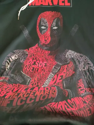 Sudadera Deadpool Marvel Talla L 100% poliester