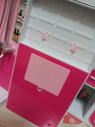 Barbie mobili bagno rosa