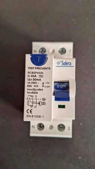 Interruptor Diferencial 40A (Automático)
