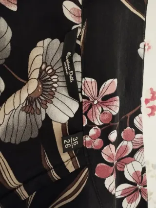 Blusa estampada manga larga