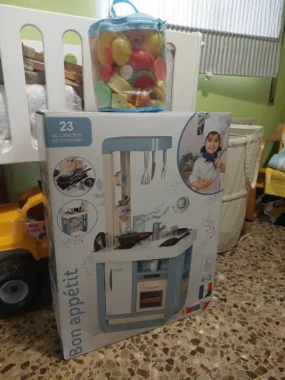 Cocinita de juguete electronica,con accesorios