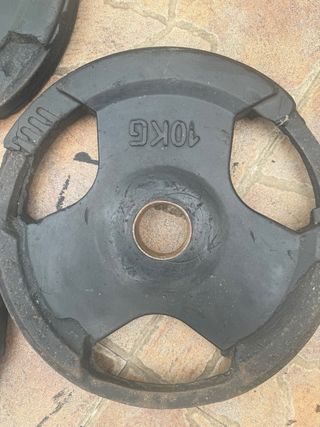 3 Discos de pesa 10 kg