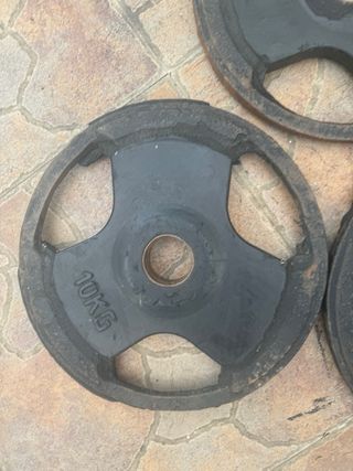 3 Discos de pesa 10 kg