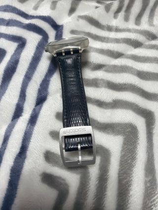 Swatch Automático Azul y Plateado