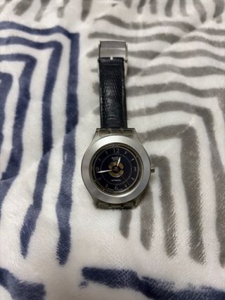 Swatch Automático Azul y Plateado