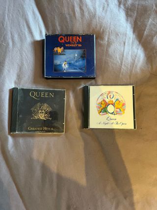 Lote 3 CDs Queen: Wembley 86, GH II, Opera