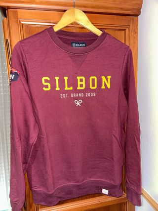 Sudadera Silbon Burdeos