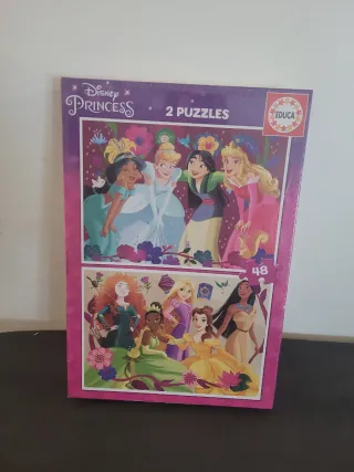 Puzzle Disney Princesas Educa 2 Puzzles 48 Piezas
