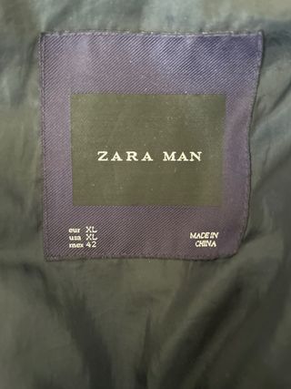 Cazadora Zara Hombre Azul Marino