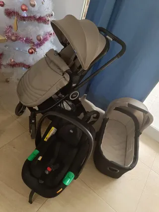 Carrito Bebé 3 Piezas: Silla, Capazo y Maxicosi