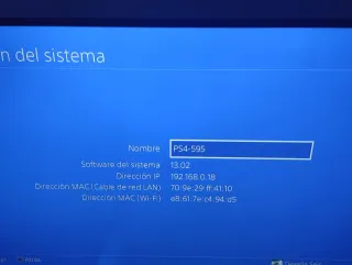 PS4 500GB con Mando y Cables