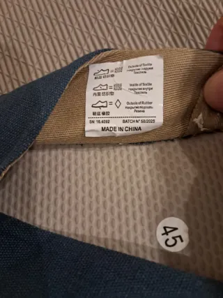 Alpargatas Seac Talla 45