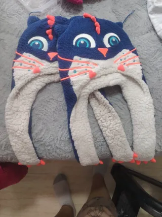 Gorro de niño con orejas de gato