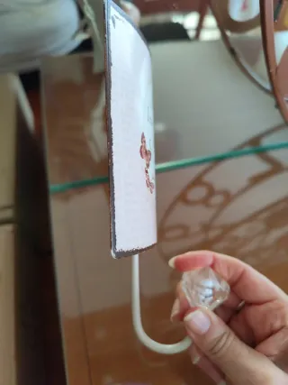 Colgador Vintage con Cristal